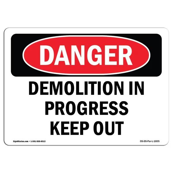 OSHA Danger Sign, 18